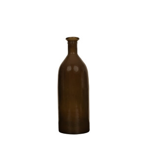 CRUSHED CARAMEL ΜΠΟΥΚΑΛΑ 12x12x35 ΑΝΑΚΥΚΛΩΜΕΝΟ ΓΥΑΛΙ CARAMEL