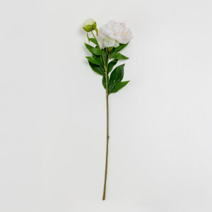PEONY ΛΟΥΛΟΥΔΙ ΤΕΧΝΗΤΟ 67 POLYESTER ΛΕΥΚΟ ΡΟΖ ΠΡΑΣΙΝΟ