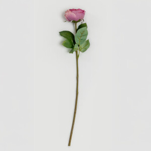 CABBAGE ROSE ΛΟΥΛΟΥΔΙ ΤΕΧΝΗΤΟ 66 POLYESTER ΡΟΖ ΦΟΥΞΙΑ ΠΡΑΣΙΝΟ