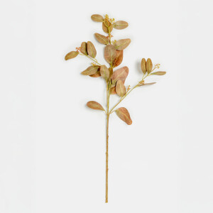 EUCALYPTUS ΚΛΑΔΙ ΤΕΧΝΗΤΟ 72 POLYESTER ΚΑΦΕ ΠΡΑΣΙΝΟ