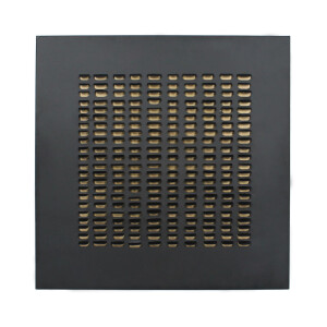 ESCAPE ΠΙΝΑΚΑΣ ΔΙΑΚΟΣΜΗΣΗΣ 80x80x5 ΜΕΤΑΛΛΟ ΜΑΥΡΟ ΧΡΥΣΟ MDF