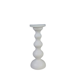 CADENA ΔΙΑΚΟΣΜΗΤΙΚΟ ΚΗΡΟΠΗΓΙΟ 11x11x29 POLYRESIN ΛΕΥΚΟ