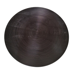 ZEN COFFEE TABLE ΜΑΥΡΟ ΑΣΗΜΙ 91x91x40