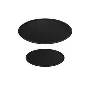 LANDING COFFEE TABLE SET 3ΤΕΜ ΜΑΥΡΟ 89x41x61.5