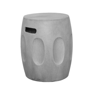 AFRICA SIDE TABLE ΓΚΡΙ 38x38x46.5