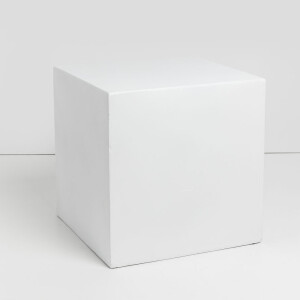 LITHOS SQUARE SIDE TABLE ΛΕΥΚΟ 55.5x55.5x57