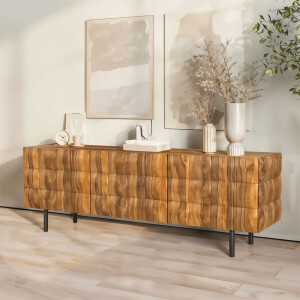 CHOCOLAT TV STAND 2ΠΟΡΤΕΣ ΚΑΡΥΔΙ 162x42x54