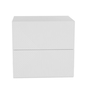 MEZZA LUNA ΚΟΜΟΔΙΝΟ 2ΣΥΡΤΑΡΙΑ ΛΕΥΚΟ 55x45x52