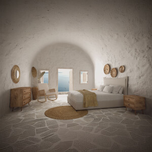 LONGWAVE ΚΡΕΒΑΤΙ ΜΕ ΑΠΟΘΗΚ. ΧΩΡΟ (ΓΙΑ ΣΤΡΩΜΑ 160x200cm) OFF WHITE 06-900 214x180x140