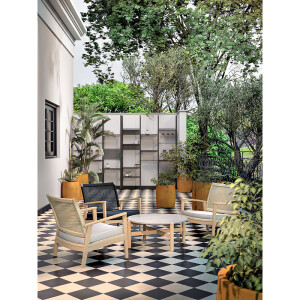 TERRAZZO COFFEE TABLE TERRAZZO ΦΥΣΙΚΟ ΑΝΟΙΧΤΟ 84.4x84.4x37