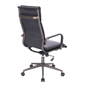 ELITE ΚΑΡΕΚΛΑ ΓΡΑΦΕΙΟΥ ΜΑΥΡΟ GUNMETAL 54x64x109.5
