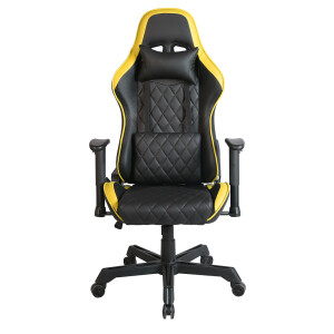 RANGER ΚΑΡΕΚΛΑ GAMING ΓΡΑΦΕΙΟΥ ΜΑΥΡΟ ΚΙΤΡΙΝΟ 52x74x138