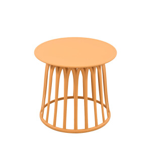 BASKET SIDE TABLE ΜΟΥΣΤΑΡΔΙ 49.5x49.5x44