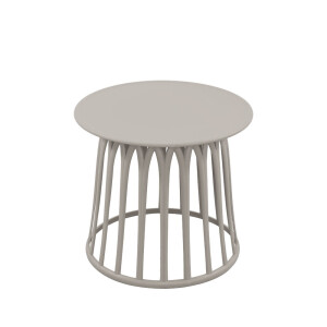 BASKET SIDE TABLE ΓΚΡΙ ΑΝΟΙΧΤΟ 49.5x49.5x44