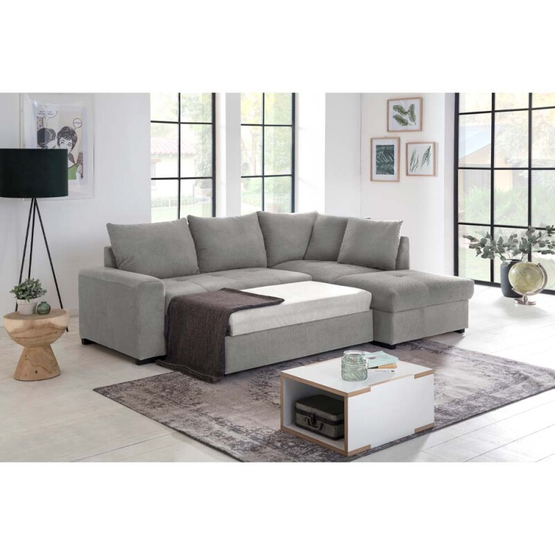 BILL ΚΑΝΑΠΕΣ ΚΡΕΒΑΤΙ ΓΩΝΙΑ ΔΕΞΙΑ ΓΚΡΙ 241x173x94 BILL ΚΑΝΑΠΕΣ ΚΡΕΒΑΤΙ ΓΩΝΙΑ ΔΕΞΙΑ ΓΚΡΙ 241x173x94