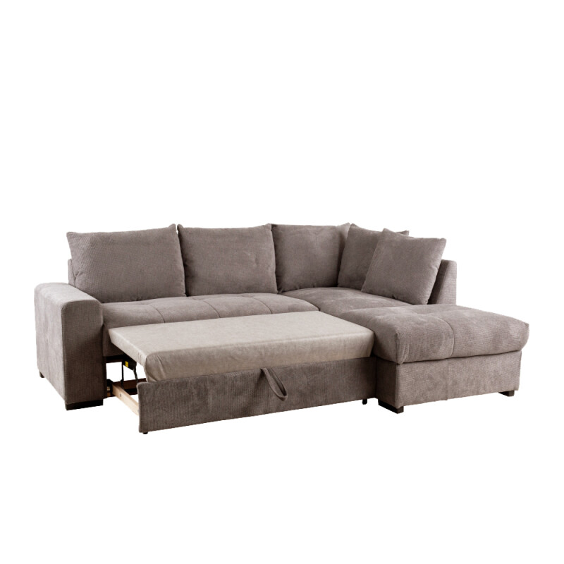 BILL ΚΑΝΑΠΕΣ ΚΡΕΒΑΤΙ ΓΩΝΙΑ ΔΕΞΙΑ TAUPE 241x173x94 BILL ΚΑΝΑΠΕΣ ΚΡΕΒΑΤΙ ΓΩΝΙΑ ΔΕΞΙΑ TAUPE 241x173x94