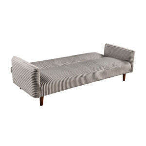 COTTLE ΚΑΝΑΠΕΣ ΚΡΕΒΑΤΙ 3ΘΕΣΙΟΣ ΓΚΡΙ ΑΝΟΙΧΤΟ 213x79x73cm