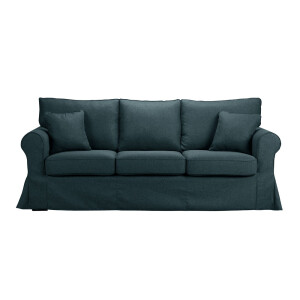 ASHLEY ΚΑΝΑΠΕΣ 3ΘΕΣΙΟΣ ΜΕ ΑΠΟΣΥΡΟΜΕΝΟ ΜΠΛΕ TWIST 13 215x85x95