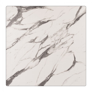ΕΠΙΦΑΝΕΙΑ ΤΡΑΠΕΖΙΟΥ HPL FB95839.11 MARBLE WHITE-GREY 80x80 εκ. ΠΑΧΟΥΣ 12mm.