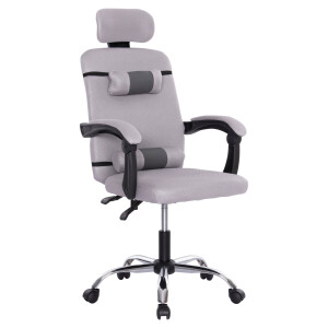 ΚΑΡΕΚΛΑ ΓΡΑΦΕΙΟΥ FB91196.02 ΓΚΡΙ MESH-ΜΕΤΑΛ.ΒΑΣΗ-NYLON ΣΚΕΛΕΤΟΣ 58x67x124Υεκ.